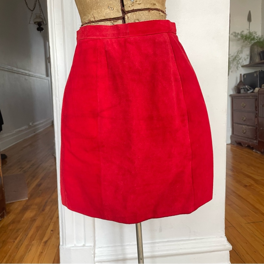 80s Red Women's Skirt
